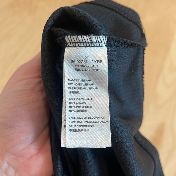 Nike Dri Fit Waffle Long Sleeve Shirt Size 2T - Picture 6 of 6